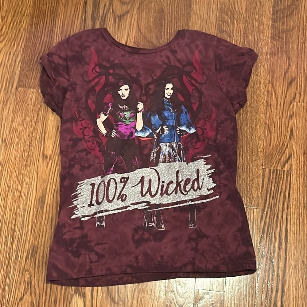 Disney Girls Descendants Short Sleeve T-Shirt Size L